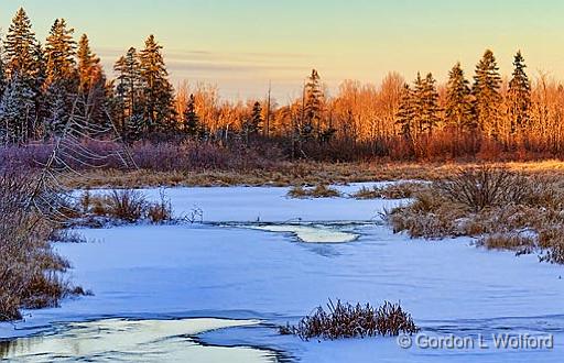 Freezing Brassils Creek_03413-4.jpg - Photographed at sunrise near Burritts Rapids, Ontario, Canada.